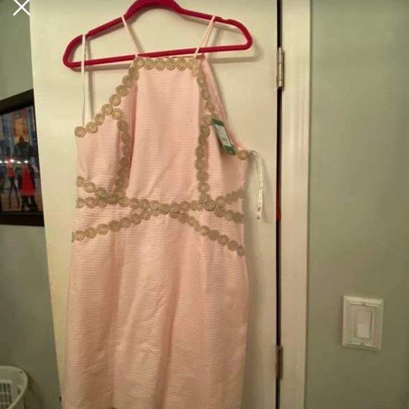 Lilly Pulitzer Pearl Shift Dress Paradise tint - Picture 3 of 3